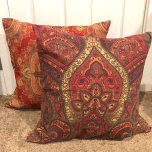 24” x 24” Pottery Barn Pillow Coverings - set of 2